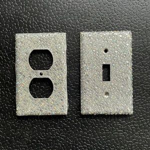 Rhinestoned Lightswitch Cover and Outlet Cover - NEW